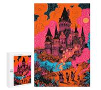 Rompecabezas 1000 PCS para Adultos Fantasy Castle Adventure-5 Rompecabezas Juego De Ingenio Difícil Oferta como Regalo para Toda La Familia 1000 PCS