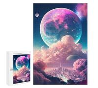 Rompecabezas 1000 PCS para Adultos Fantasy Cloud Cityscape -2 Rompecabezas para Adultos Juegos Familiares Carrera De Velocidad Manual Regalos para Amigos Y Familiares 1000 PCS