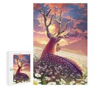 Rompecabezas 1000 PCS para Adultos Fields of Daisies Rompecabezas para Adultos Juguete Decoración De Pared Mejora La Memoria Regalo De Cumpleaños, Regalos, 1000 PCS