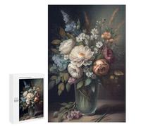 Rompecabezas 1000 PCS para Adultos Flower Still Life Painting Rompecabezas para Adultos Juegos Familiares Carrera De Velocidad Manual Regalos para Amigos Y Familiares 1000 PCS