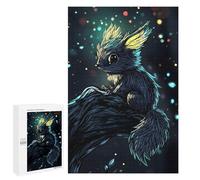Rompecabezas 1000 PCS para Adultos Furry Creature in Night Sky Rompecabezas para Adolescentes Juguetes Antiestrés Desafío Difícil Ayuda A Ejercitar El Cerebro 1000 PCS