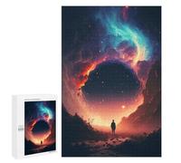 Rompecabezas 1000 PCS para Adultos Gateway to The Cosmos Rompecabezas para Adultos Juegos Divertidos Vacaciones En Casa Matar El Tiempo para Cumpleaños, Navidad 1000 PCS