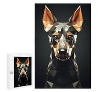 Rompecabezas 1000 PCS para Adultos Geometric Dog Animation Rompecabezas para Adultos Juegos Divertidos Vacaciones En Casa Matar El Tiempo para Cumpleaños, Navidad 1000 PCS