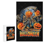 Rompecabezas 1000 PCS para Adultos Ghost Pumpkin Rompecabezas para Adultos Juegos Divertidos Vacaciones En Casa Matar El Tiempo para Cumpleaños, Navidad 1000 PCS