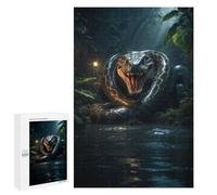 Rompecabezas 1000 PCS para Adultos Giant Emerald Green Snake Rompecabezas para Adultos Juegos Familiares Carrera De Velocidad Manual Regalos para Amigos Y Familiares 1000 PCS