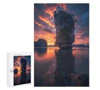 Rompecabezas 1000 PCS para Adultos Golden Hour Bond Island Rompecabezas para Adultos Juegos Relajantes Corte De Precisión Oferta como Regalo para Toda La Familia 1000 PCS