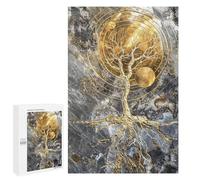 Rompecabezas 1000 PCS para Adultos Golden Tree of Life Rompecabezas Juego De Ingenio Difícil Oferta como Regalo para Toda La Familia 1000 PCS
