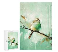Rompecabezas 1000 PCS para Adultos Green Bird on Branch Rompecabezas para Adultos Juguete Decoración De Pared Decoración Perfecta Regalos para Reducir El Estrés 1000 PCS