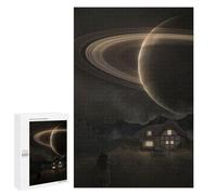 Rompecabezas 1000 PCS para Adultos Home Under Saturn Rompecabezas para Adultos Juego De Ingenio Regalo De Cumpleaños Ayuda A Ejercitar El Cerebro 1000 PCS