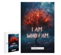 Rompecabezas 1000 PCS para Adultos I Am Who I Am Rompecabezas para Adultos Juegos Relajantes Corte De Precisión Oferta como Regalo para Toda La Familia 1000 PCS