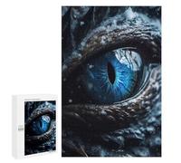 Rompecabezas 1000 PCS para Adultos Ice Dragons Sapphire Eye Rompecabezas para Adultos Juego De Ingenio Regalo De Cumpleaños Ayuda A Ejercitar El Cerebro 1000 PCS