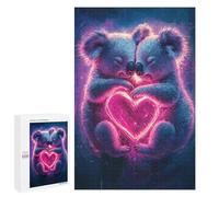 Rompecabezas 1000 PCS para Adultos Koala Couple Love Rompecabezas para Adultos Juguete Decoración De Pared Decoración Perfecta Regalos para Reducir El Estrés 1000 PCS