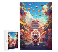 Rompecabezas 1000 PCS para Adultos Lunar New Year Parade Rompecabezas para Adultos Juegos Relajantes Corte De Precisión Oferta como Regalo para Toda La Familia 1000 PCS