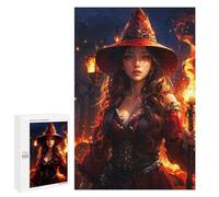 Rompecabezas 1000 PCS para Adultos Magical Woman Wizard Rompecabezas para Adultos Juguete Decoración De Pared Decoración Perfecta Regalos para Reducir El Estrés 1000 PCS
