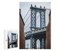 Rompecabezas 1000 PCS para Adultos Manhattan Bridge Rompecabezas para Adultos Juegos Relajantes Corte De Precisión Oferta como Regalo para Toda La Familia 1000 PCS