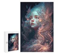 Rompecabezas 1000 PCS para Adultos Mermaid's Enchanted Hair Rompecabezas para Adultos Juego De Ingenio Regalo De Cumpleaños Ayuda A Ejercitar El Cerebro 1000 PCS