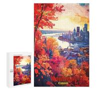 Rompecabezas 1000 PCS para Adultos Montreal Art Rompecabezas para Adultos Juego De Ingenio Regalo De Cumpleaños Ayuda A Ejercitar El Cerebro 1000 PCS