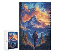 Rompecabezas 1000 PCS para Adultos Mountain Hiking Vintage Rompecabezas para Adultos Juegos Divertidos Vacaciones En Casa Matar El Tiempo para Cumpleaños, Navidad 1000 PCS