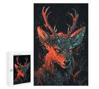 Rompecabezas 1000 PCS para Adultos Mystic Deer in The Forest Rompecabezas para Adultos Juguetes De Bricolaje Pero Divertidos Y Humorísticos para Cumpleaños, Navidad 1000 PCS