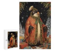 Rompecabezas 1000 PCS para Adultos Native Xmas Penguin Rompecabezas para Adultos Juguete Decoración De Pared Decoración Perfecta Regalos para Reducir El Estrés 1000 PCS