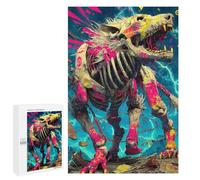 Rompecabezas 1000 PCS para Adultos Neon Howl - The Last Guardian of Chaos Rompecabezas para Adultos Juguete Decoración De Pared Decoración del Hogar para Cumpleaños, Navidad 1000 PCS
