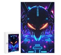 Rompecabezas 1000 PCS para Adultos Neon Space Aliens Rompecabezas para Adultos Juguete Decoración De Pared Decoración Perfecta Regalos para Reducir El Estrés 1000 PCS