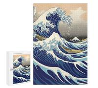 Rompecabezas 1000 PCS para Adultos Original Full Great Wave Rompecabezas para Adultos Juegos Divertidos Vacaciones En Casa Matar El Tiempo para Cumpleaños, Navidad 1000 PCS