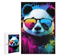 Rompecabezas 1000 PCS para Adultos Panda Animal Popart Rompecabezas para Adultos Juguetes De Bricolaje Pero Divertidos Y Humorísticos para Cumpleaños, Navidad 1000 PCS