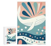 Rompecabezas 1000 PCS para Adultos Pastel Whale Rompecabezas para Adultos Juguete Decoración De Pared Mejora La Memoria Regalo De Cumpleaños, Regalos, 1000 PCS