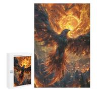 Rompecabezas 1000 PCS para Adultos Phoenix and Sun Rompecabezas para Adultos Juegos Divertidos Vacaciones En Casa Matar El Tiempo para Cumpleaños, Navidad 1000 PCS