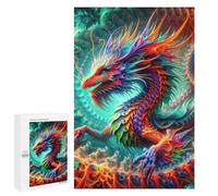 Rompecabezas 1000 PCS para Adultos Quantum Dracoscale Enigma Rompecabezas para Adultos Juegos Familiares Carrera De Velocidad Manual Regalos para Amigos Y Familiares 1000 PCS