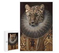 Rompecabezas 1000 PCS para Adultos Queen Leopard Oil Portrait Rompecabezas para Adultos Juegos Relajantes Corte De Precisión Oferta como Regalo para Toda La Familia 1000 PCS