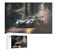Rompecabezas 1000 PCS para Adultos Racing Car in Forest -1 Rompecabezas para Adultos Juegos Relajantes Decoración Perfecta como Regalo para Toda La Familia 1000 PCS