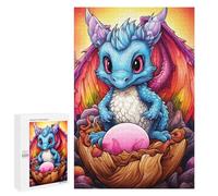 Rompecabezas 1000 PCS para Adultos Rainbow Dragon Hatchling Rompecabezas para Adultos Juegos Relajantes Decoración Perfecta como Regalo para Toda La Familia 1000 PCS