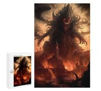 Rompecabezas 1000 PCS para Adultos Red Eyes Monster Rompecabezas para Adultos Juguete Decoración De Pared Decoración Perfecta Regalos para Reducir El Estrés 1000 PCS