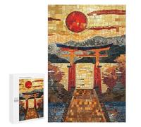 Rompecabezas 1000 PCS para Adultos Sacred Torri Path Mosaic Rompecabezas para Adultos Juguete Decoración De Pared Mejora La Memoria Regalo De Cumpleaños, Regalos, 1000 PCS