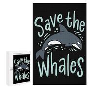 Rompecabezas 1000 PCS para Adultos Save The Whales Orca Kille Rompecabezas Juego Familiar Difícil Oferta Difícil como Regalo para Toda La Familia 1000 PCS