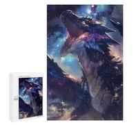 Rompecabezas 1000 PCS para Adultos Screaming Galaxy Dragon Rompecabezas para Adultos Juguete Decoración De Pared Mejora La Memoria Regalo De Cumpleaños, Regalos, 1000 PCS