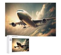 Rompecabezas 1000 PCS para Adultos Skyward Journey Airplane in Flight Rompecabezas para Adultos Juegos Relajantes Decoración Perfecta como Regalo para Toda La Familia 1000 PCS