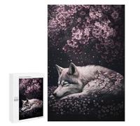 Rompecabezas 1000 PCS para Adultos Sleeping Wolf Rompecabezas para Adultos Juegos Divertidos Vacaciones En Casa Matar El Tiempo para Cumpleaños, Navidad 1000 PCS