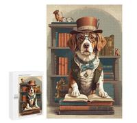 Rompecabezas 1000 PCS para Adultos Smart Brittany Spaniel Dog Rompecabezas para Adultos Juego De Ingenio Regalo De Cumpleaños Ayuda A Ejercitar El Cerebro 1000 PCS