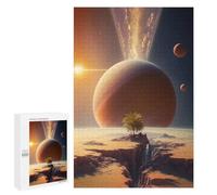 Rompecabezas 1000 PCS para Adultos Space Oasis Rompecabezas para Adultos Juego De Ingenio Regalo De Cumpleaños Ayuda A Ejercitar El Cerebro 1000 PCS