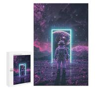 Rompecabezas 1000 PCS para Adultos Space Portal Door Rompecabezas para Adultos Juguetes De Bricolaje Pero Divertidos Y Humorísticos para Cumpleaños, Navidad 1000 PCS