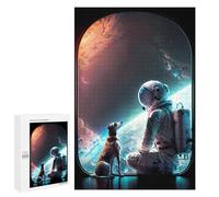 Rompecabezas 1000 PCS para Adultos Space Station Friendship Rompecabezas para Adultos Juguetes De Bricolaje Pero Divertidos Y Humorísticos para Cumpleaños, Navidad 1000 PCS