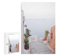 Rompecabezas 1000 PCS para Adultos Stairway to The Sea Rompecabezas para Adultos Juegos Divertidos Vacaciones En Casa Matar El Tiempo para Cumpleaños, Navidad 1000 PCS