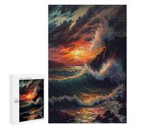 Rompecabezas 1000 PCS para Adultos Stormly Ocean V1 Rompecabezas Juego Familiar Difícil Oferta Difícil como Regalo para Toda La Familia 1000 PCS