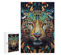 Rompecabezas 1000 PCS para Adultos The Cunning Jaguar Rompecabezas para Adultos Juegos Divertidos Vacaciones En Casa Matar El Tiempo para Cumpleaños, Navidad 1000 PCS