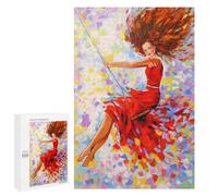 Rompecabezas 1000 PCS para Adultos The Girl on The Swing Rompecabezas para Adultos Juguete Decoración De Pared Mejora La Memoria Regalo De Cumpleaños, Regalos, 1000 PCS