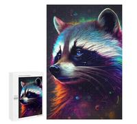 Rompecabezas 1000 PCS para Adultos The Naughty Raccoon Rompecabezas para Adultos Juego De Ingenio Regalo De Cumpleaños Ayuda A Ejercitar El Cerebro 1000 PCS