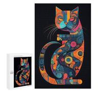 Rompecabezas 1000 PCS para Adultos The Shape of Cat Rompecabezas para Adultos Juegos Divertidos Vacaciones En Casa Matar El Tiempo para Cumpleaños, Navidad 1000 PCS